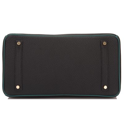 Hermès Birkin 35 Special Order HSS Black / Malachite Togo BGHW