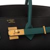 Hermès Birkin 35 Special Order HSS Black / Malachite Togo BGHW