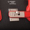 Hermès Birkin 35 Special Order HSS Black / Vermillion Togo BPHW