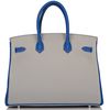 Hermès Birkin 35 Special Order HSS Gris Mouette / Blue Electique Togo BPHW