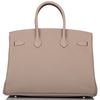 Hermès Birkin 35 Special Order HSS Verso with Contrast Stitching Gris Tourterelle / Rose Confetti Togo BGHW