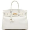 Hermès Birkin 35 White Swift GHW