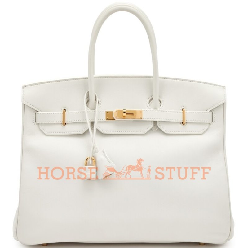 Hermès Birkin 35 White Swift GHW