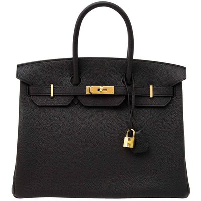 Hermès Birkin 35 Black Togo GHW