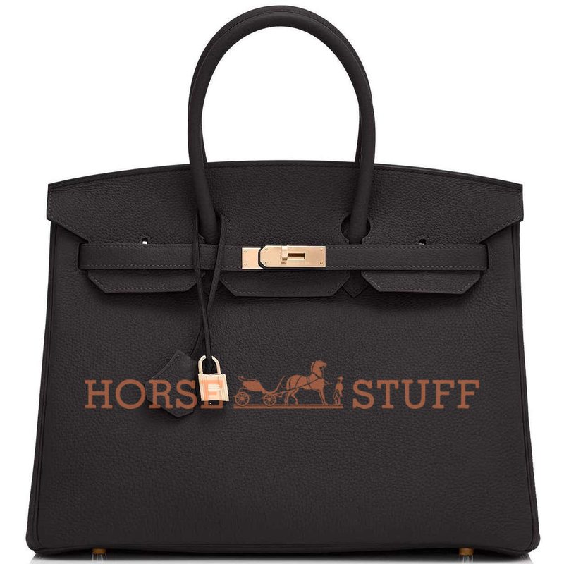 Hermès Birkin 35 Black Togo RGHW