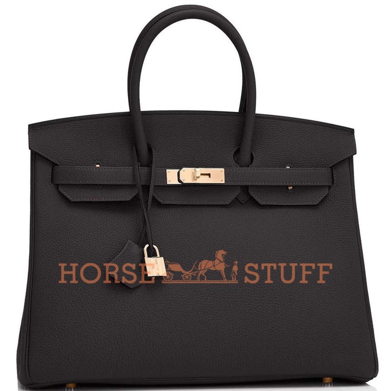 Hermès Birkin 35 Black Togo RGHW