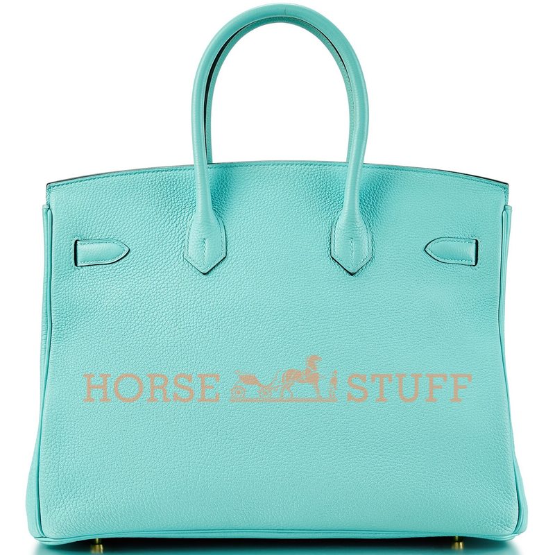 Hermès Birkin 35 Blue Atoll Togo GHW