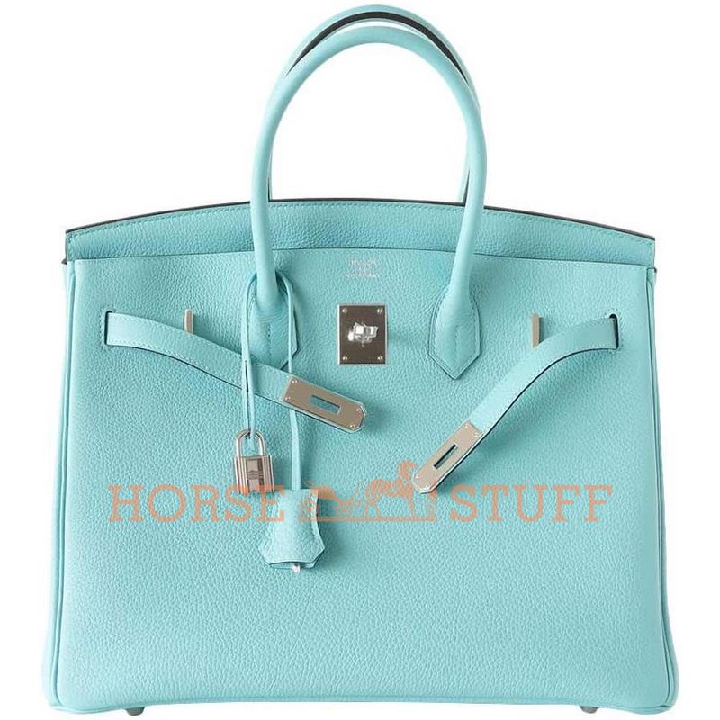 Hermès Birkin 35 Blue Atoll Togo PHW