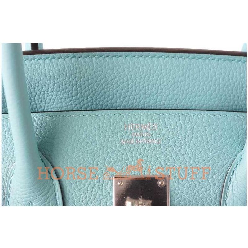 Hermès Birkin 35 Blue Atoll Togo PHW