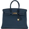 Hermès Birkin 35 Blue de Prusse Togo GHW