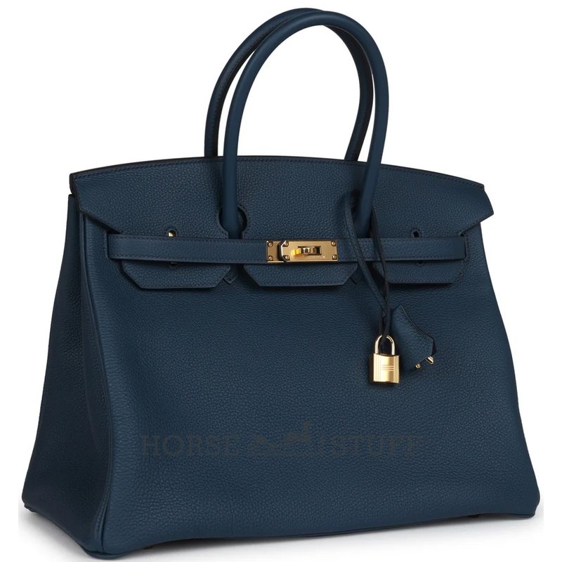 Hermès Birkin 35 Blue de Prusse Togo GHW