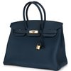 Hermès Birkin 35 Blue de Prusse Togo GHW