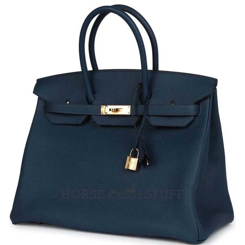 Hermès Birkin 35 Blue de Prusse Togo GHW