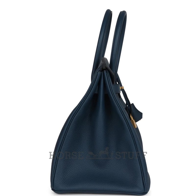 Hermès Birkin 35 Blue de Prusse Togo GHW