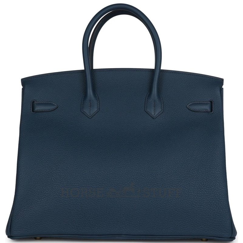 Hermès Birkin 35 Blue de Prusse Togo GHW