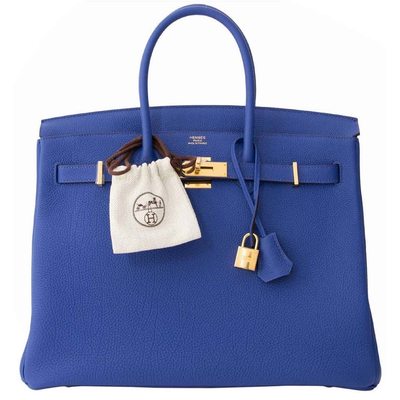 Hermès Birkin 35 Blue Electrique Togo GHW