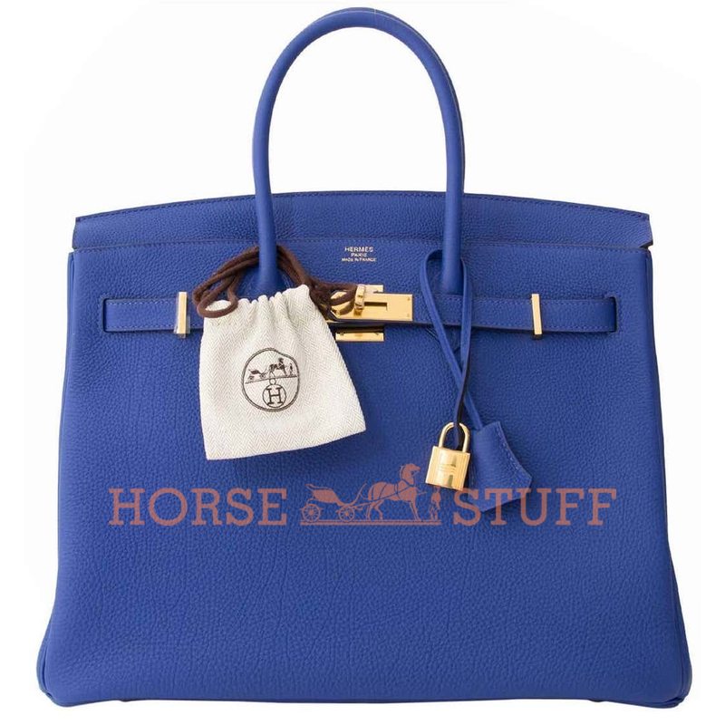 Hermès Birkin 35 Blue Electrique Togo GHW