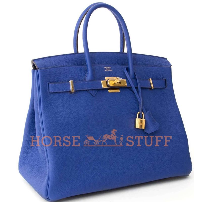 Hermès Birkin 35 Blue Electrique Togo GHW