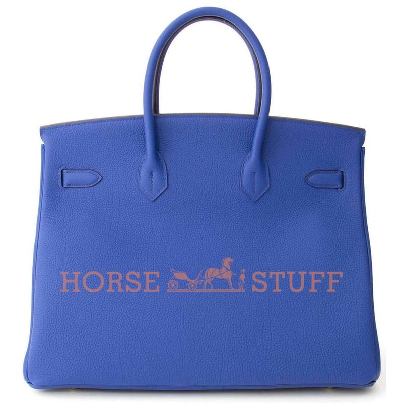 Hermès Birkin 35 Blue Electrique Togo GHW