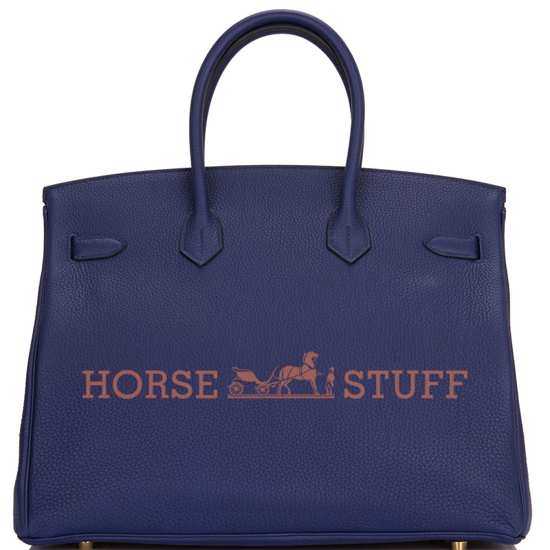 Hermès Birkin 35 Blue Encre Togo GHW