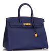 Hermès Birkin 35 Blue Encre Togo GHW