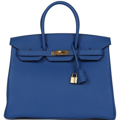 Hermès Birkin 35 Blue France Togo GHW