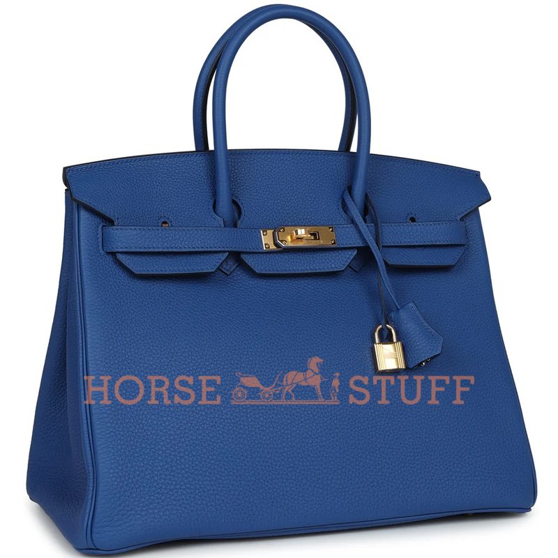 Hermès Birkin 35 Blue France Togo GHW