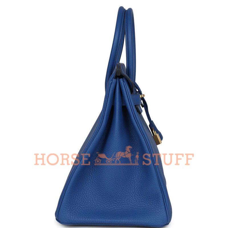 Hermès Birkin 35 Blue France Togo GHW