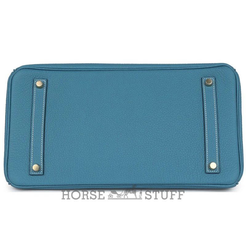 Hermès Birkin 35 Blue Jean Togo GHW