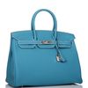 Hermès Birkin 35 Blue Jean Togo PHW