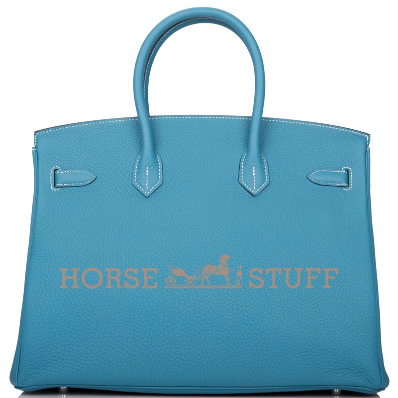 Hermès Birkin 35 Blue Jean Togo PHW