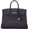 Hermès Birkin 35 Blue Marine Togo PHW