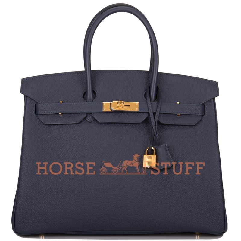 Hermès Birkin 35 Blue Nuit Togo GHW