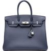 Hermès Birkin 35 Blue Sapphire Togo PHW