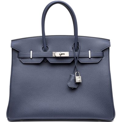 Hermès Birkin 35 Blue Sapphire Togo PHW