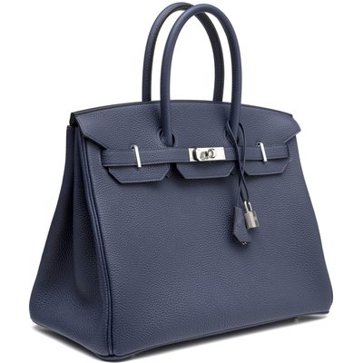Hermès Birkin 35 Blue Sapphire Togo PHW