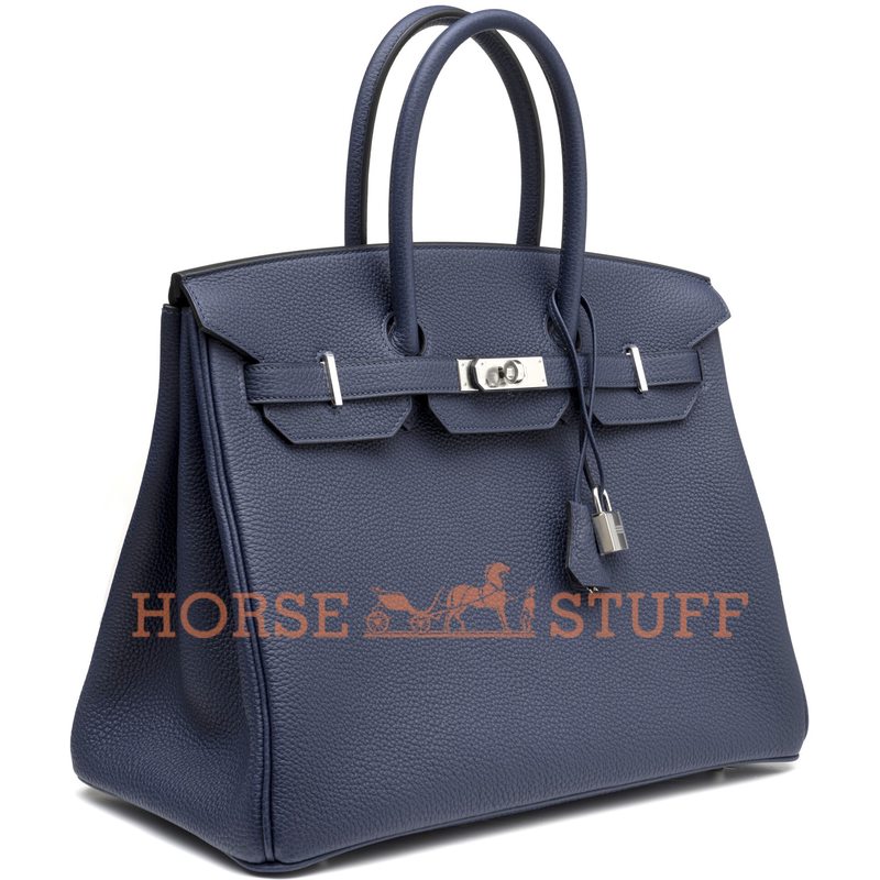 Hermès Birkin 35 Blue Sapphire Togo PHW