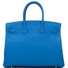 Hermès Birkin 35 Blue Zellige Togo GHW