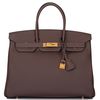 Hermès Birkin 35 Chocolate Togo GHW