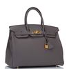 Hermès Birkin 35 Etain Togo GHW