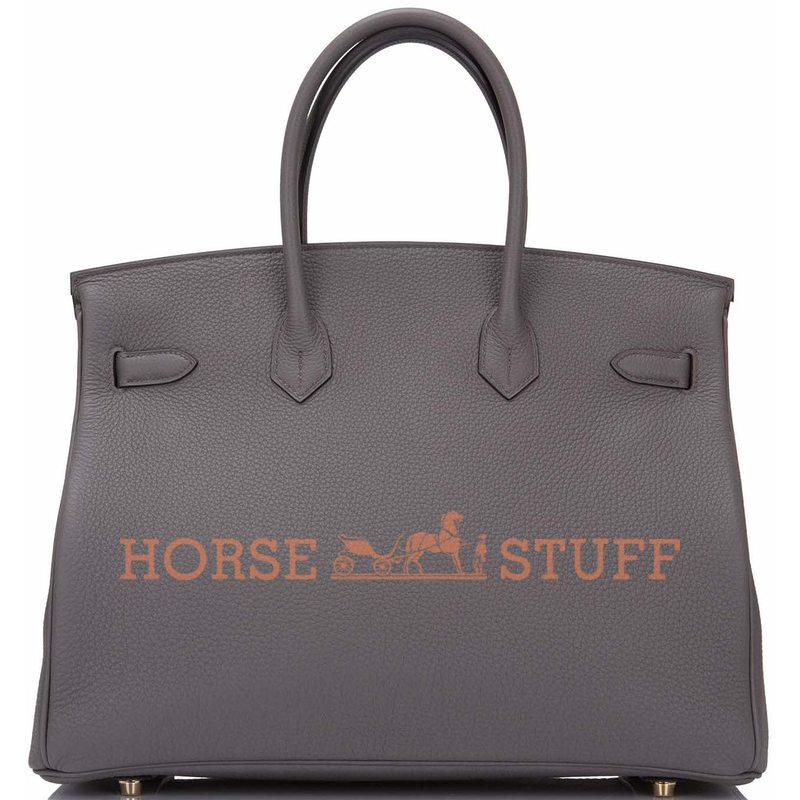 Hermès Birkin 35 Etain Togo GHW