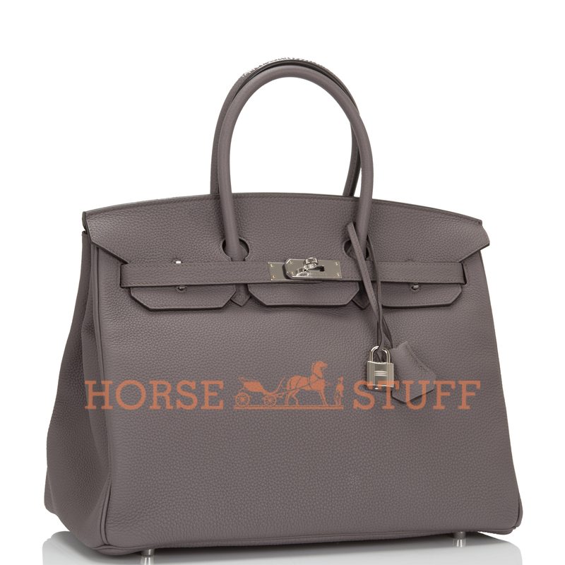 Hermès Birkin 35 Etain Togo PHW