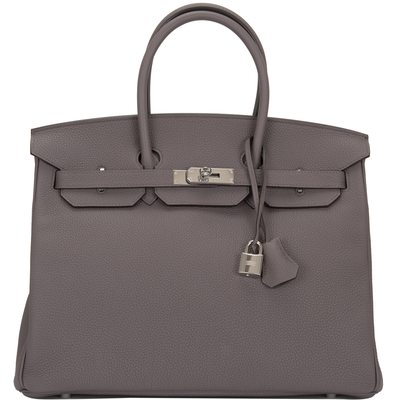 Hermès Birkin 35 Etain Togo PHW