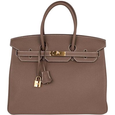 Hermès Birkin 35 Etoupe Togo GHW