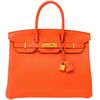 Hermès Birkin 35 Feu Togo GHW