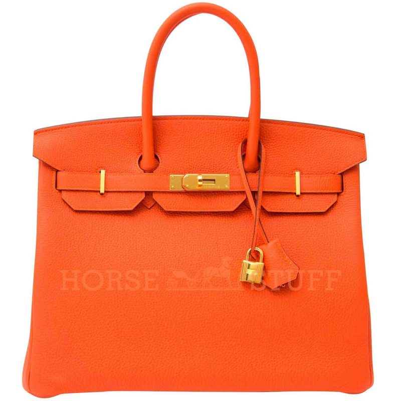 Hermès Birkin 35 Feu Togo GHW