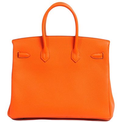 Hermès Birkin 35 Feu Togo PHW
