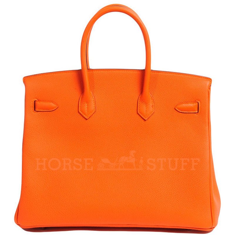 Hermès Birkin 35 Feu Togo PHW