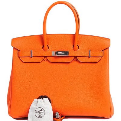 Hermès Birkin 35 Feu Togo PHW