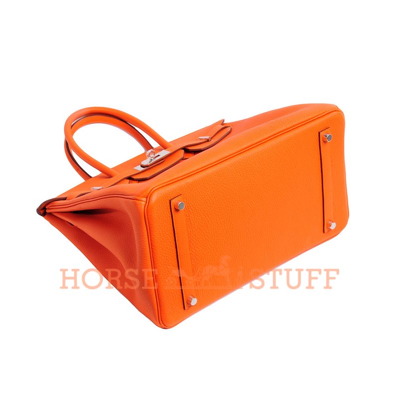 Hermès Birkin 35 Feu Togo PHW